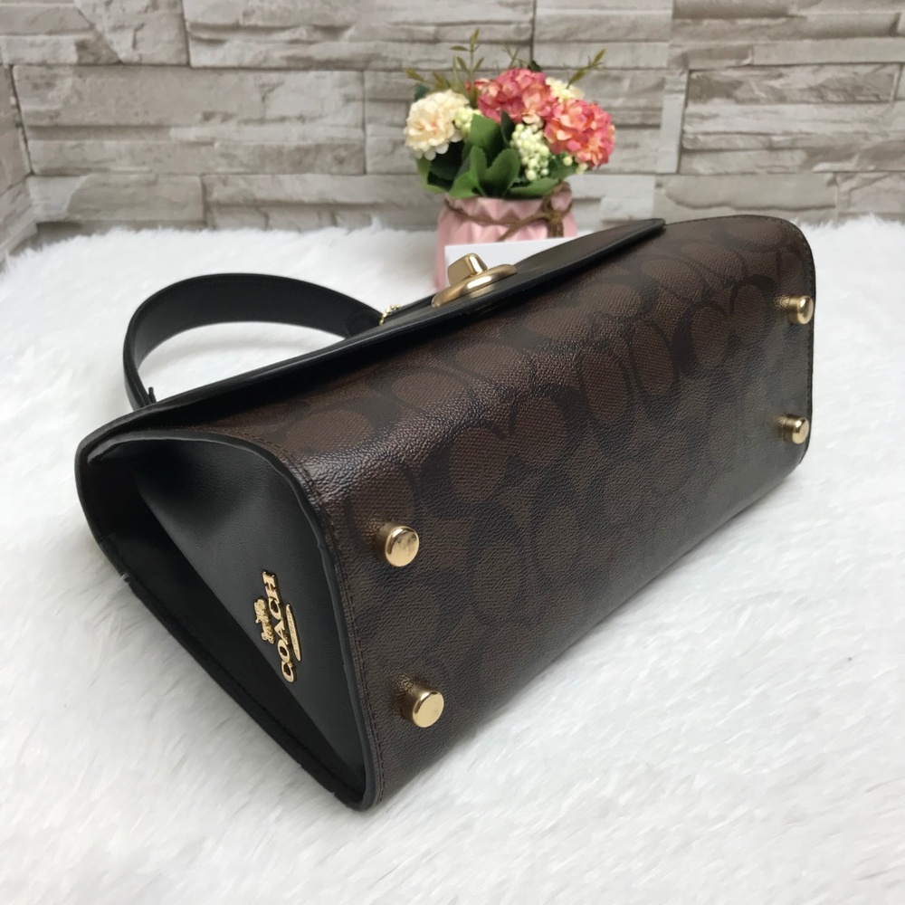 ๐ COACH ๐บTILLY TOP HANDLE SATCHEL 9 3/4" - Picture 4 of 8